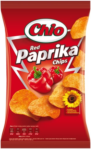 Paprikové lupienky Chio Paprikové lupienky 150g z Nemecka