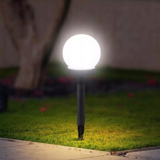 SLNEČNÁ LAMPA POHNANÁ V ZÁHRADNEJ LAMPI HNACIA GUĽA 10 x 34 cm
