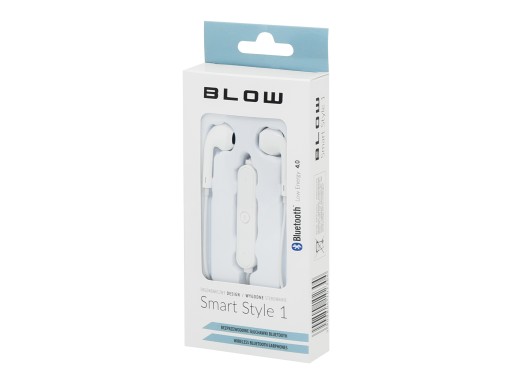 BEZDRÔTOVÉ ŠPORTOVÉ SLÚCHADLÁ BLUETOOTH USB MIKROFÓN BIELY