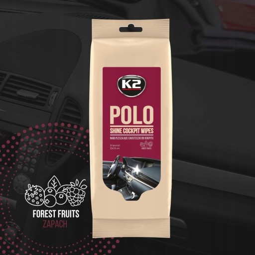 K2 POLO SHINE vlhčené Utierky na kokpit