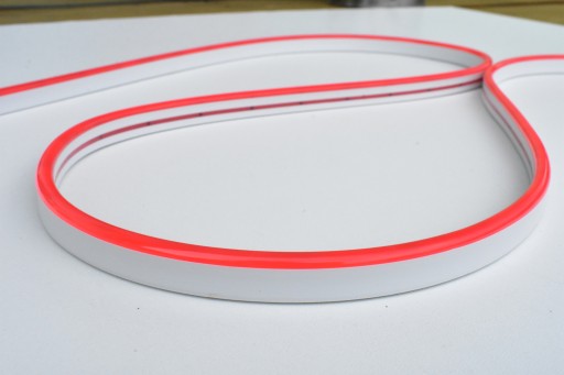 LED neónová červená flexibilná 12V FLEX 6x12 mm IP67