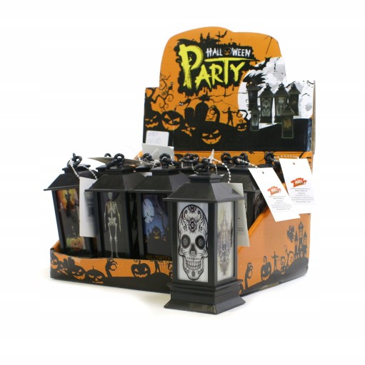 SVIETIACA LAMPIÓNA strašidelná halloweenska LED LAMPIÓNA