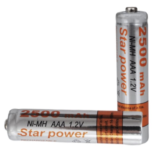 4ks x BATÉRIE AAA MALE 2500mAh R3