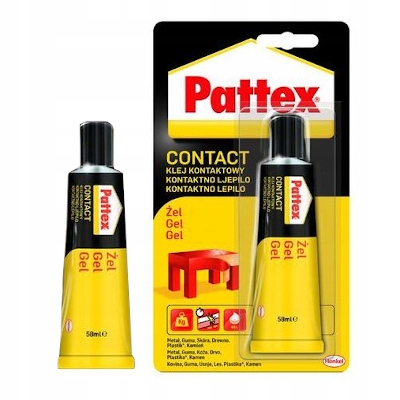 KONTAKTNÉ LEPIVO PATTEX GEL 58 ML NA DREVO A KOV
