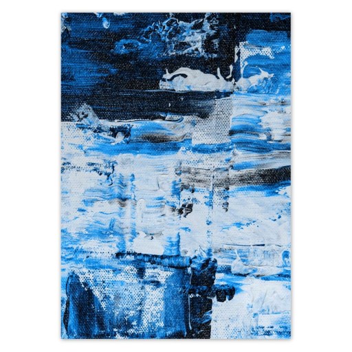 Samolepky A5 PION Abstract Classic Blue