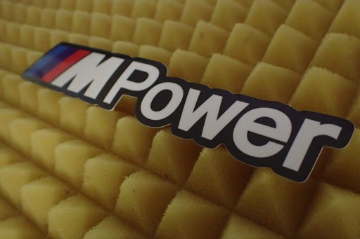 NÁLEPKA S LOGOM BMW M POWER 17,3 x 3 cm