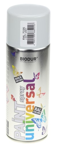 SMALTOVÁ FARBA V SPREJ UNIVERZÁLNY AEROSOL SVETLO SIVÁ 400 ml