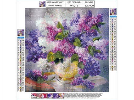 DIAMANTOVÉ OBRÁZKY Diamantové vyšívacie súpravy LILCARD FLOWERS 5D PAINTINGS Scrapbook
