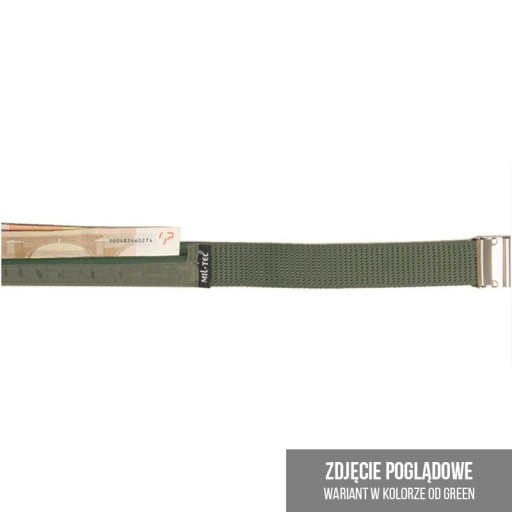 Opasok na peniaze Mil-Tec - Čierny 177 cm