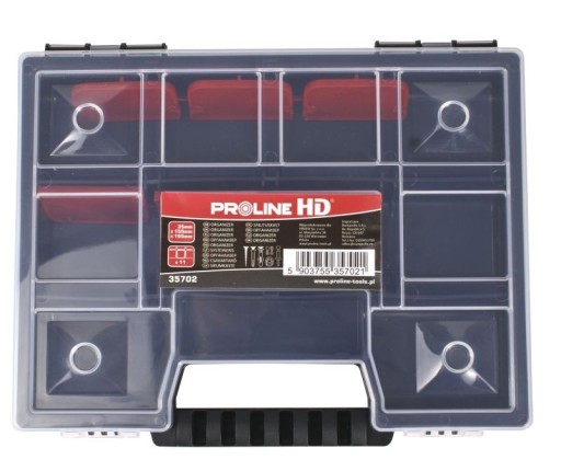 Organizér pre domácich majstrov 11 priehradiek 155x195 mm Proline