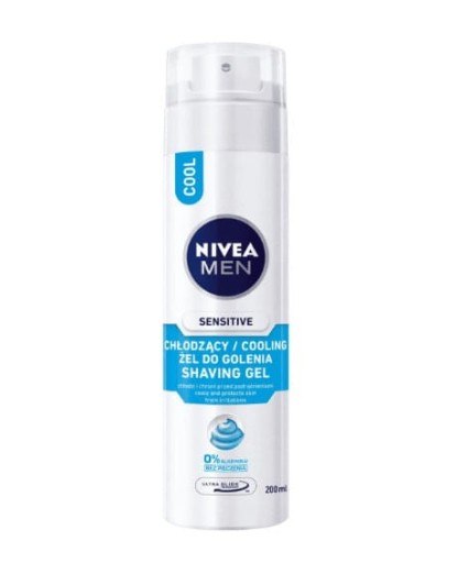 NIVEA Men chladivý gél na holenie 200 ml
