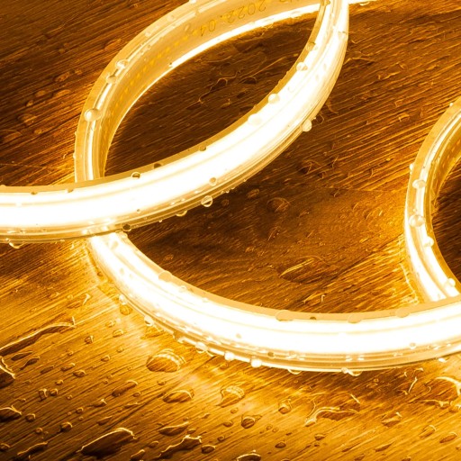 COB NEON LED pásik VODEODOLNÁ HADICA 10W Teplá 230V vonkajšia linka 1M