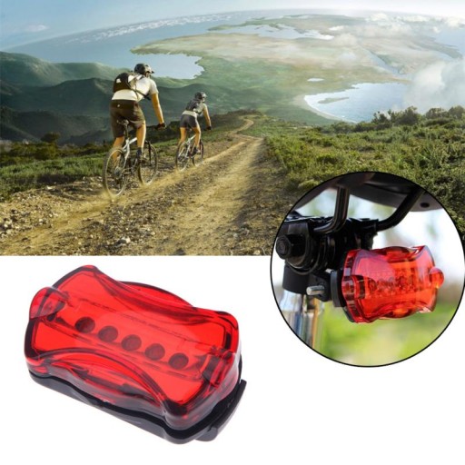 OSVETLENIE BICYKLOV Cyklistické svietidlá 5+5LED