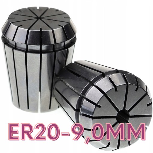 Objímka, klieština ER20 fi 9mm DIN6499