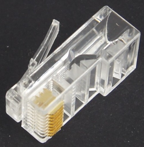 KONCOVKA ZÁSTRČKA RJ45 RJ 45 RJ-45 10 kusov
