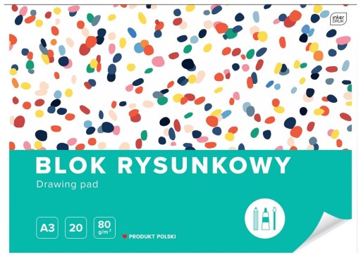 A3 kresliaci blok WHITE biele listy (60013)