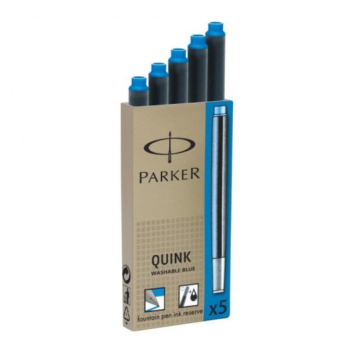 NÁPLNE Parker MODRÉ, umývateľné, ORIGINÁL