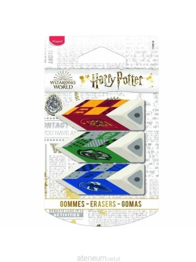 HARRY POTTER MAPED ERASER 3 KS