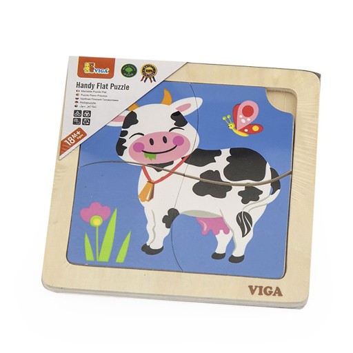 VIGA Handy Drevené puzzle Fudge