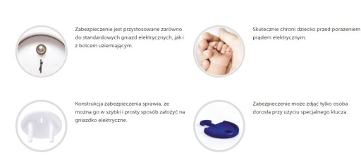 Ochrana zásuvky CANPOL 4 ks.