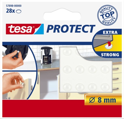 tesa zvukotesné nárazníky 8mm 28ks