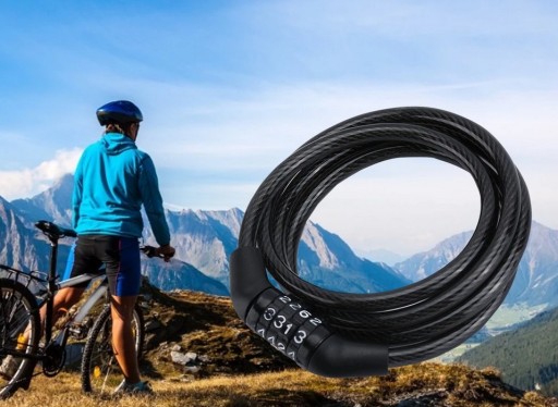 Špirálový zámok na bicykel KYL-100 Forever Outdoor