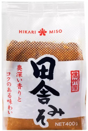 Inaka Aka Miso pasta tmavá 400g - Hikari Miso