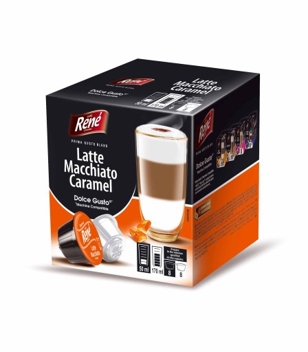 René LATTE MACCHIATO CARAMEL kapsuly pre Dolce Gusto 16 ks