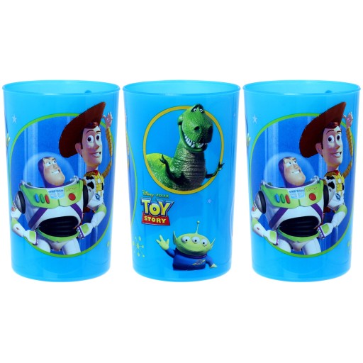 Plastové poháre pre deti 240ml, 3 ks. Príbeh hračiek