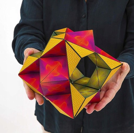 Antistresová edukačná magnetická kocka fidget magická kocka
