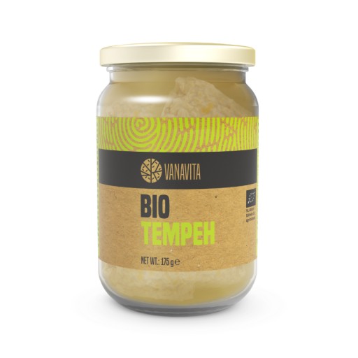 BIO TEMPEH RASTLINA SÓJOVÁ MÄSOVÁ NÁHRADKA PLNÁ PROTEÍNOV - VanaVita 175 g