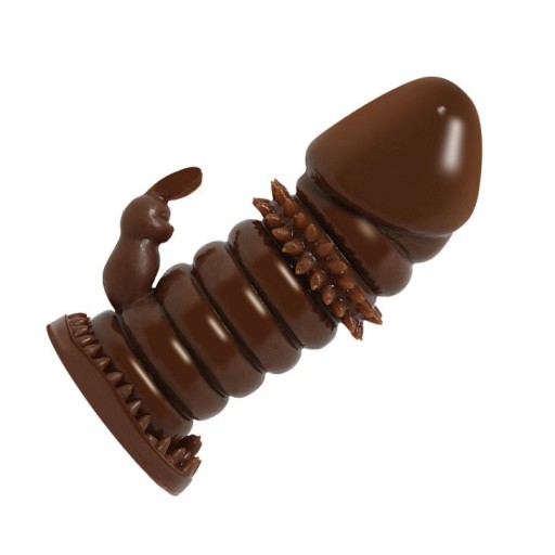 Baile TPR rukáv na penis, hnedý