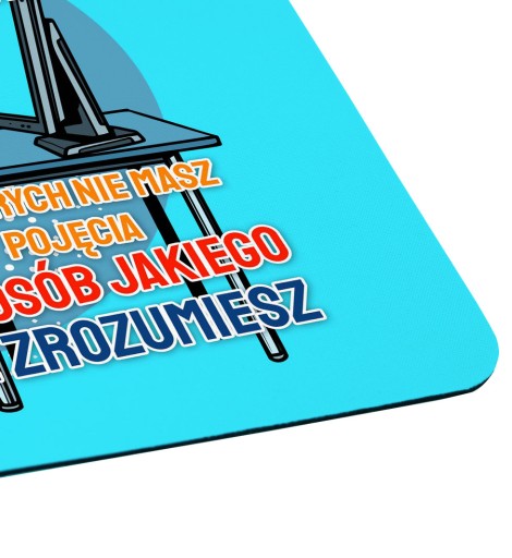 Podložka pod myš vtipný darček IT špecialista riešim problémy...