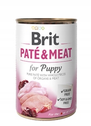 BRIT PAŠTÁTA / MÄSOVÉ VLHKÉ KRMIVO PRE ŠTENIATKA 800g