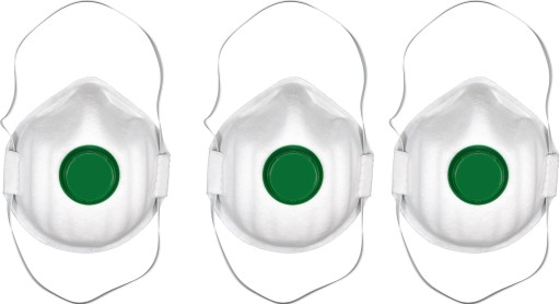 Tvarované filtračné polomasky s FFP2/KZ 3 ventilom