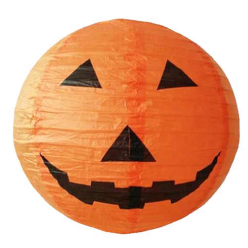 HALLOWEENSKÝ ZÁVISNÝ PAPIEROVÝ LAMPIÓN TEKVICE