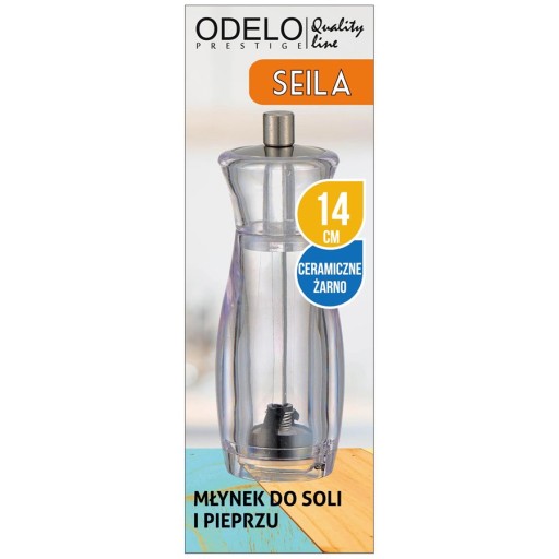 Ručný mlynček na soľ a korenie SEILA 14cm/OD1876