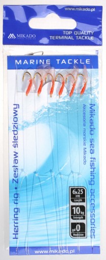 SET HERRING TAG HERRSING 6x25cm, háčik 7 MIKADO HÁČKY NA SLEDE