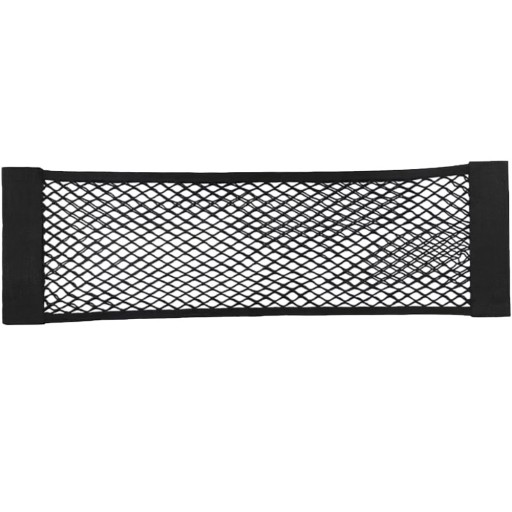 TAŠKA SIEŤKA NA KUFOR AUTA S VELKÝM VRECKOM NA VELCRO 80x25cm