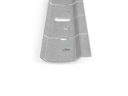 OCEĽOVÁ MONTÁŽNA LIŠTA 1,3 mm PERFOROVANÝ PÁS PRE ZÁVESNÉ SKRINÍKY 1 MB