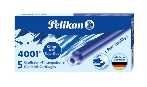Dlhé modré atramentové perá Pelikan 5 ks x 2 balenia
