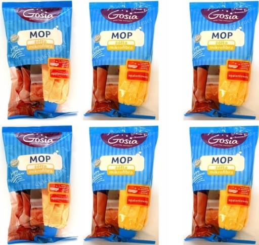 Vložka mopu so špongiou Gosia Microfiber MOP náhradné šaty