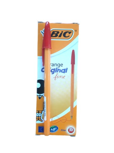 BIC Oranžové červené pero