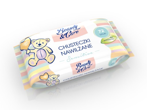 BEAUTY&CARE VLHČENÉ Utierky SENSITIVE X72
