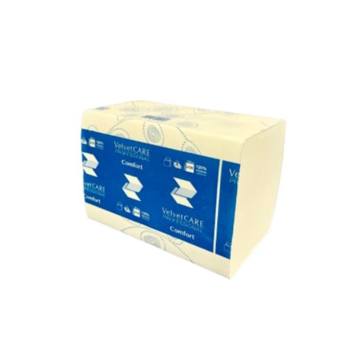 Zamatové obrúsky 23-16 cm, 2-vrstvové, 150 listov + zamatová papierová utierka