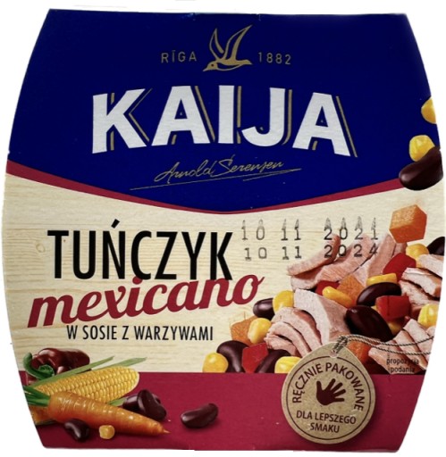 TUniak V Omáčke S MEXICKOU ZELENINOU 185G KAIJA