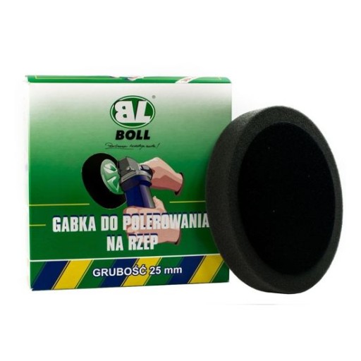 BOLL LEŠTIACA HUBKA NA VELCRO, ČIERNA 150/25mm