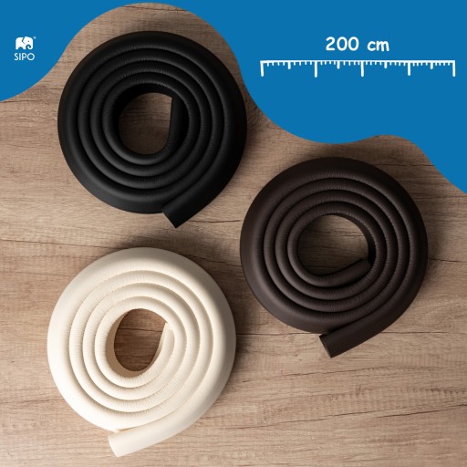 2M HRUBÁ FOAM ochranná páska na ochranu hrán rohov nábytku SIPO hnedá