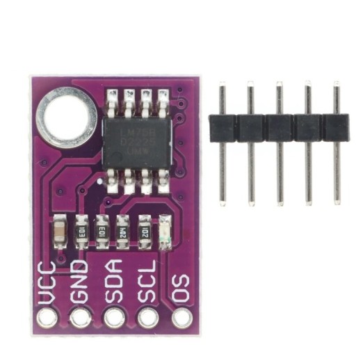 Digitálny snímač teploty LM75A I2C pre ARDUINO ESP STM