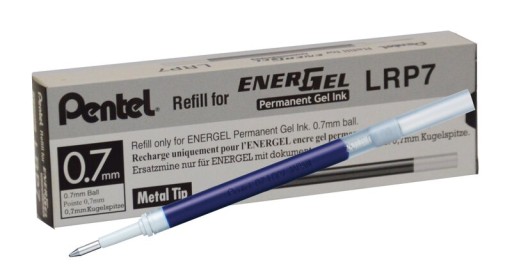 NÁHRADNÁ VLOŽKA LR7 PRE PENTEL ENERGEL BL77 BL57 0,7 MODRÁ x 2 ks